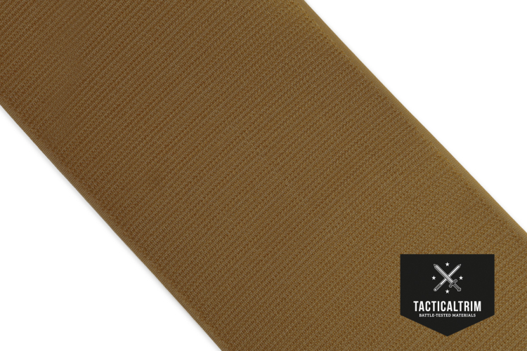 VELCRO® Hook, Coyote Brown 498, 4" (100 mm), CUSTOM CUT
