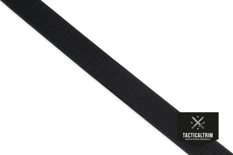 VELCRO® Haken, Schwarz, 20 mm, Meterware