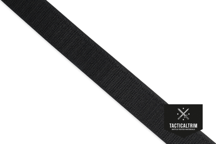 VELCRO® Hook, Black, 1" (25 mm), CUSTOM CUT