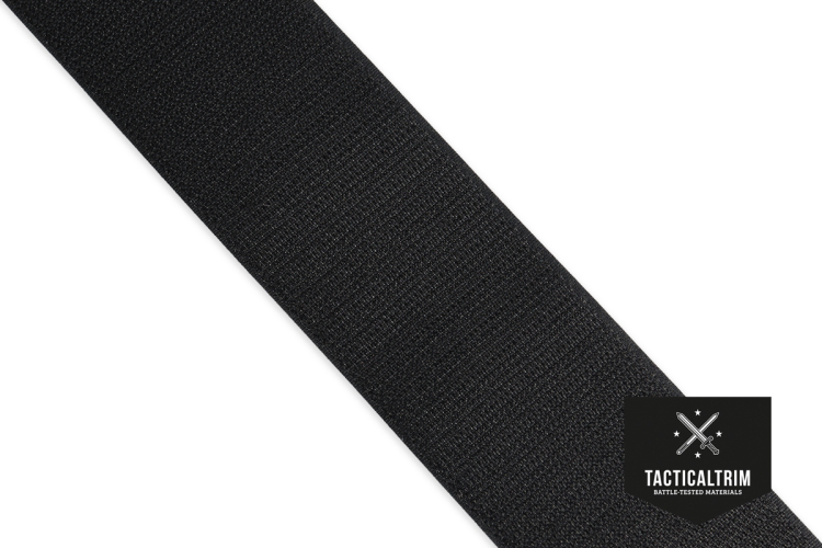 VELCRO® Hook, Black, 2" (50mm), CUSTOM CUT