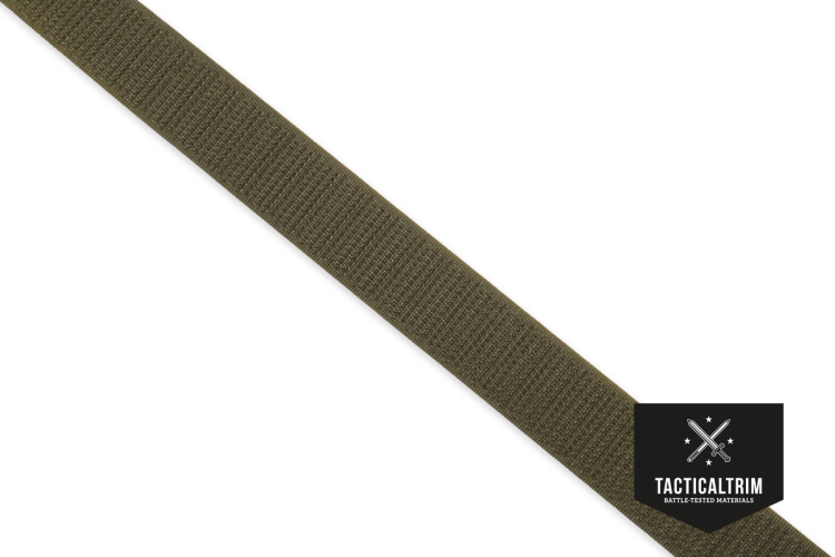 VELCRO® Hook, RAL7013, 0.75" (20mm), CUSTOM CUT