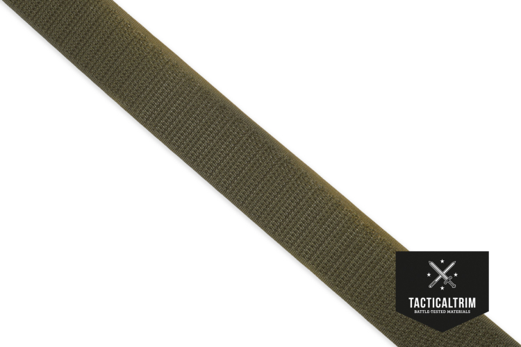 VELCRO® Haken, RAL7013, 25 mm, Meterware