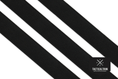 Polyester Elastic Webbing Black 25 mm (1.00"),...