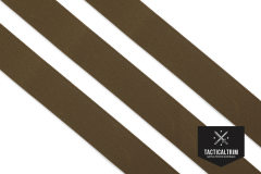 Polyester Elastic Webbing Coyote Brown 25 mm...