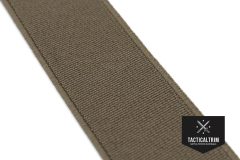 Polyester Elastic Webbing Tan 499 25 mm (1.00"), woven, CUSTOM CUT