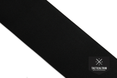Polyester Gummiband Black 100 mm, gewebt, Meterware