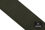 Polyester Elastic Webbing Olive Drab 4", woven, CUSTOM CUT