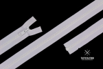 YKK teilbarer Profilreißverschluß Vislon 5VS, Einwegöffnung 50cm Weiß