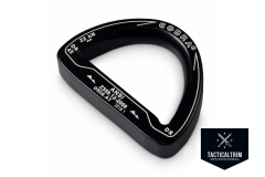 DA45DR-K+L D-shape 45mm black RING 22 kN