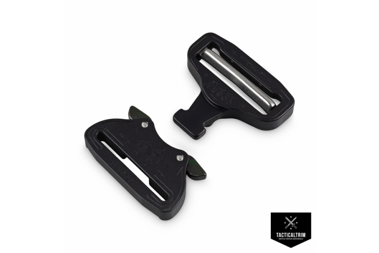 FY50MVF-XB-ELOX AustriAlpin COBRA® PRO STYLE 50 mm männlich verstellbar, weiblich fix mattschwarz eloxiert Schwarze XL-Clips