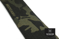 Nylon Webbing Type 13 Class 1a MultiCam® Black 45 mm (1.75"), Double-Side Printed