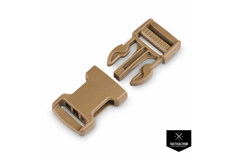 WB25 Side-Release Buckle 2M Warrior-Series 25mm (1.00) Coyote Brown 