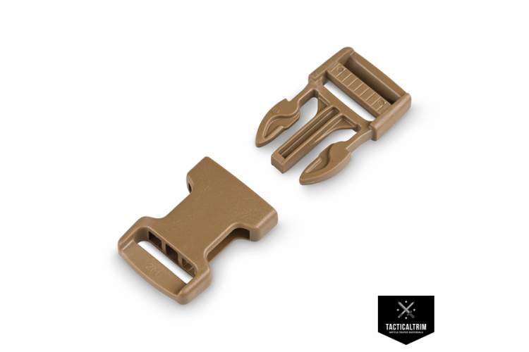 Side-Release Buckle 2M Warrior-Series 20 mm (0.75") Coyote Brown