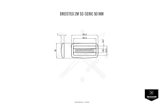 Dreisteg 2M SC-Serie 50 mm Schwarz
