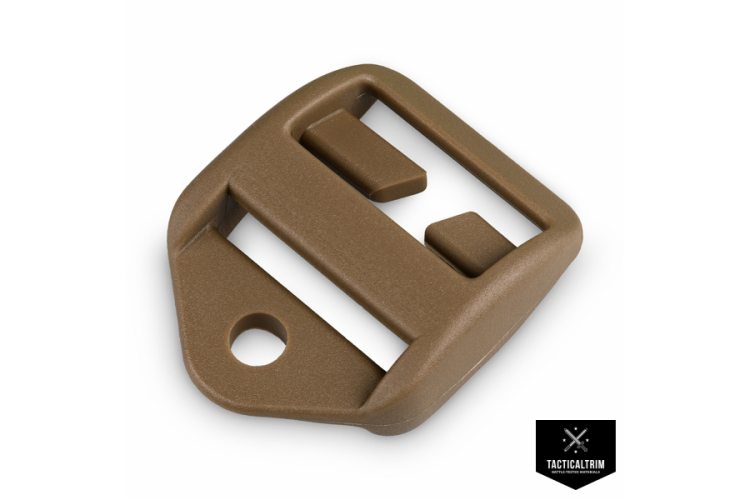 Ladder Lock Split-Bar with Cord-Hole 2M LS-Series 25mm (1.00") Coyote Brown 