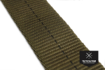 Nylon Tubular Webbing Olive Drab 25 mm (1.00"), woven, CUSTOM CUT