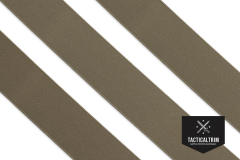 Polyester Elastic Webbing Tan 499 40mm, woven, CUSTOM CUT