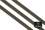 Polyamid Webbing Olive Drab 8 mm, woven, CUSTOM CUT