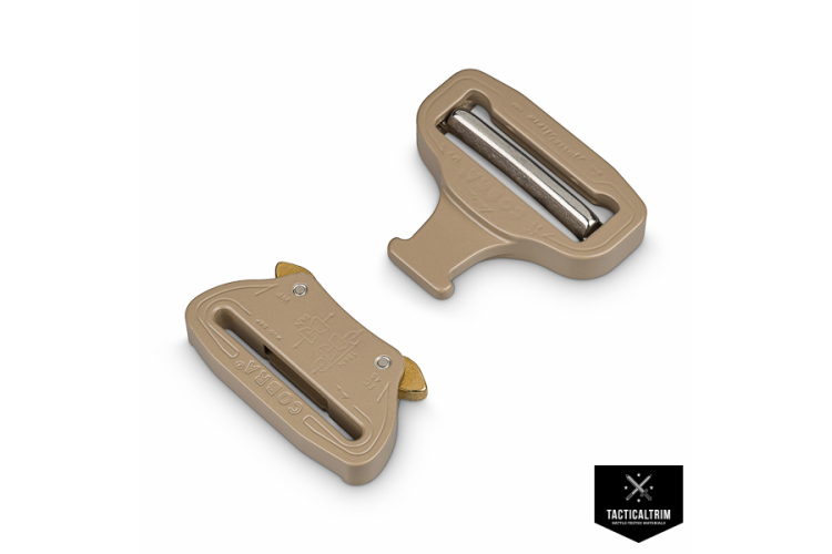 FC45SVF-POWD AustriAlpin COBRA® ORIGINAL buckle male adjustable 45mm Desert Sand powder coated Standard Clips