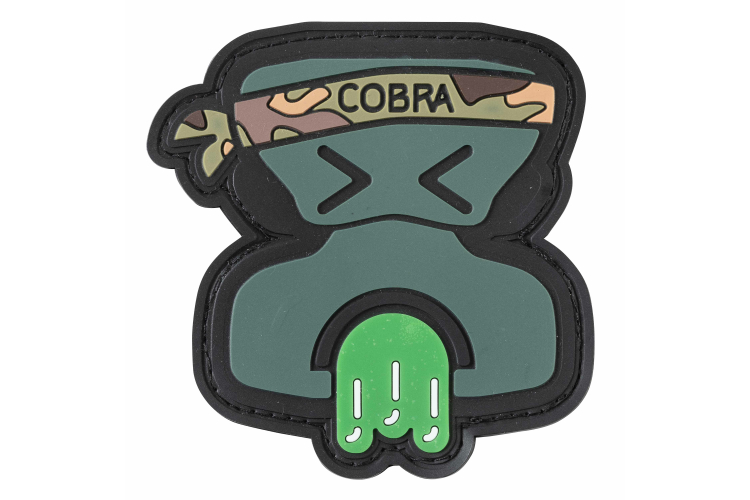 COBRA® Emoji Patch Vomit mit Kletthaken 75x77mm