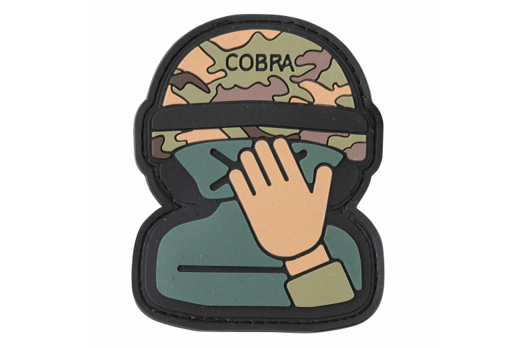 COBRA® Emoji Patch "Palm" mit Kletthaken 60x77mm