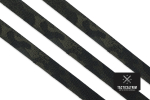 Polyester Webbing MultiCam® Black 19 mm (0.75"), Jacquard Woven, CUSTOM CUT