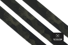 Polyester Webbing MultiCam® Black 25 mm (1.00"),...