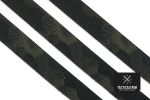 Polyester Gurtband Multicam Black 25mm, gewebt, Meterware