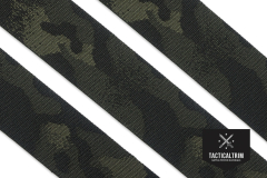 Polyester Gurtband MultiCam® Black 50mm, gewebt,...