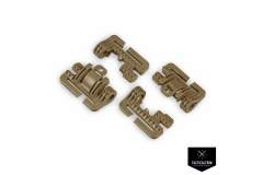 Quick-Release 2M ROC Reparatur 40 mm Tan 499 Set Links...