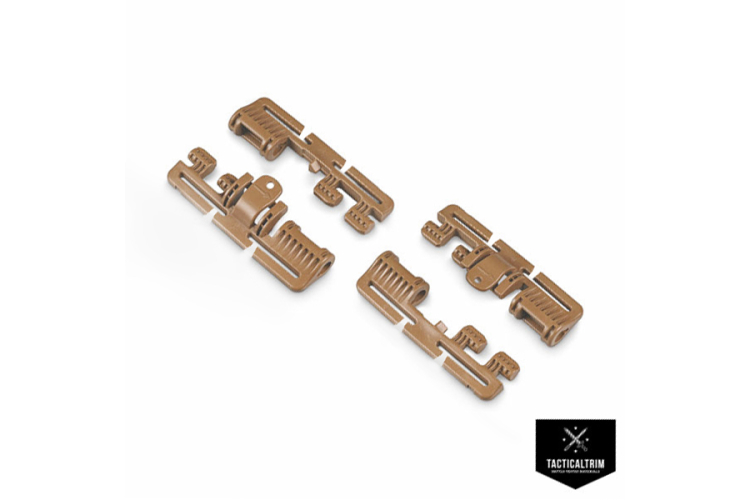 Quick-Release 2M ROC Reparatur 80 mm Tan 499 Set Links Rechts