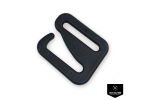 Webbing-Hook without adjustment 2M PTH-Series 25 mm (1.00") Black