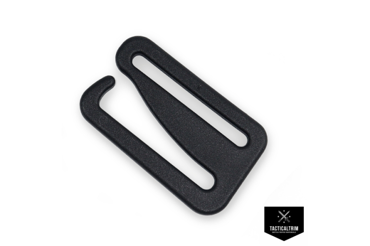 Webbing-Hook without adjustment 2M PTH-Series 40 mm (1.5") Black