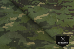 X50 CAMO MultiCam® Tropic X-Pac® X3-Laminat mit 500 den Nylon und Schwarzem Polyester X-PLY®  Teilstück 72 cm x 100 cm