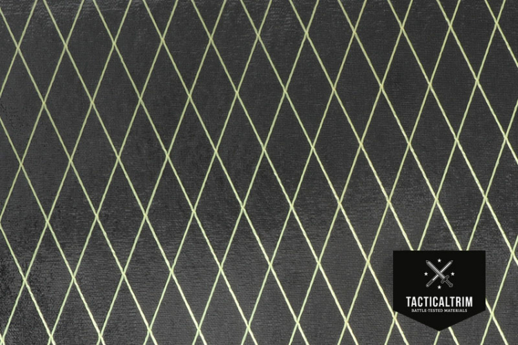X50 TACTICAL Black X-Pac X3-Laminate with 500denier Nylon and 400den Aramid X-PLY  Segment 72cm x 100cm