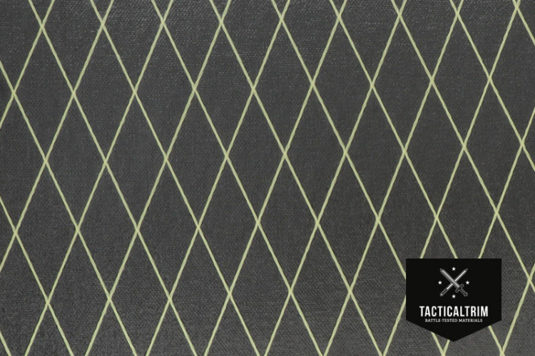 X50 TACTICAL Stealth Grey X-Pac X3-Laminate with 500denier Nylon and 400den Aramid X-PLY  Segment 69cm x 100cm