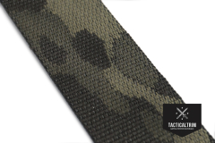 Polyester Deployment Belt MultiCam&reg; Black 44 mm, gewebt, Meterware