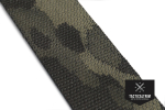 Nylon/Polyester Deployment Belt MultiCam® Black 44mm, gewebt, Meterware