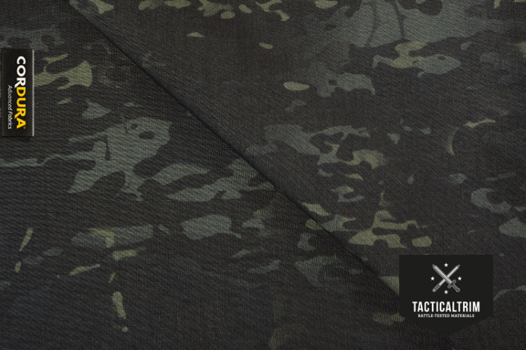 X50 CAMO MultiCam® Black X-Pac® X3-Laminate with 500denier Nylon and Black  Polyester X-PLY® Segment 72cm x 100cm, 27,40 €