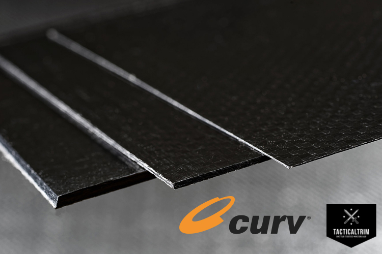 Black Curv® 1.68 mm (1/12) One-Twelfth Sheet 45 cm x 37 cm