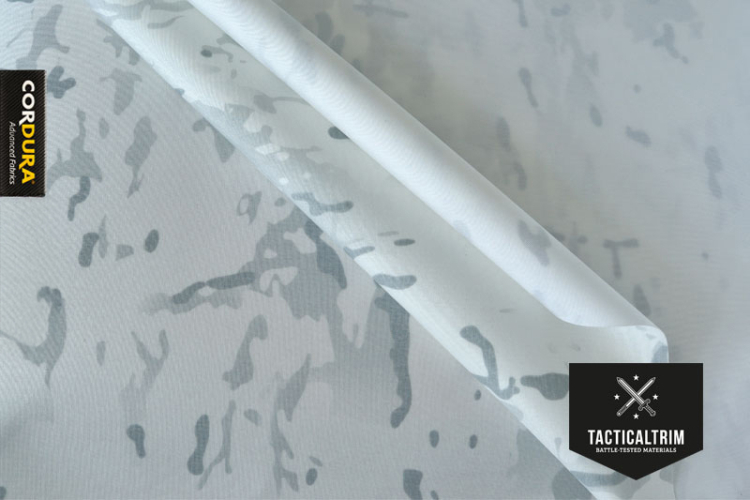 500 den/500 den MOLLEtex INVISTA CORDURA® MultiCam® Alpine/Weiß Meterware