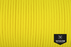 10 m Hank Type III Paracord Neon Yellow