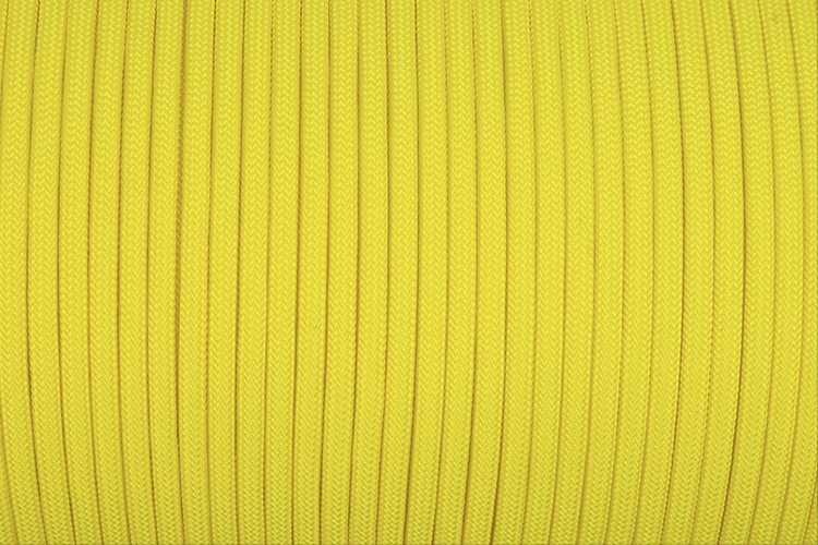 100 m Rolle Type III Paracord Neon Gelb