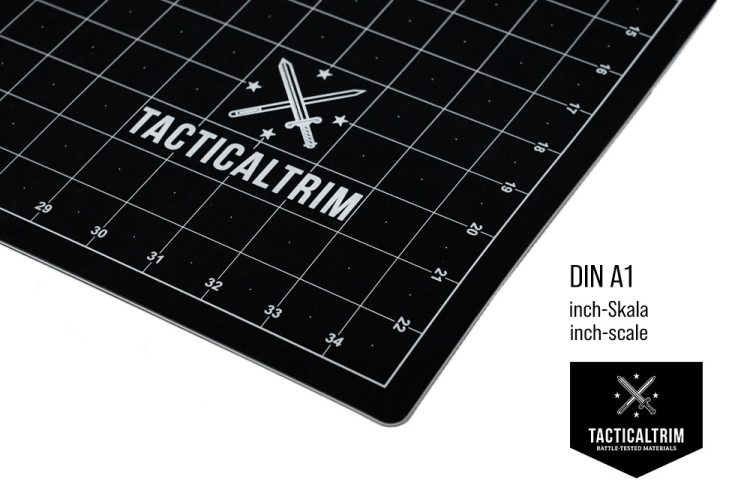 Cutting Mat PVC 5-Layers self-healing  Black DINA190נ60cm