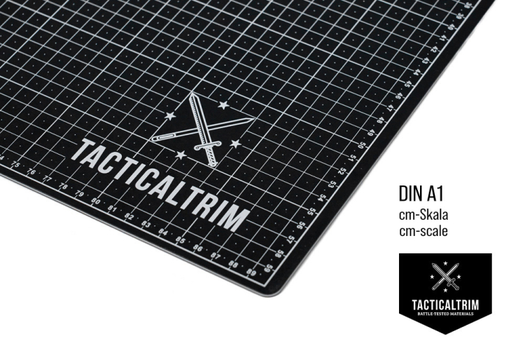 Cutting Mat PVC 5-Layers self-healing  Black DINA190נ60cm