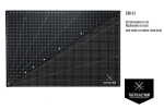Schneidematte PVC 5-lagig selbstheilend  Schwarz DIN A1 90 × 60 cm