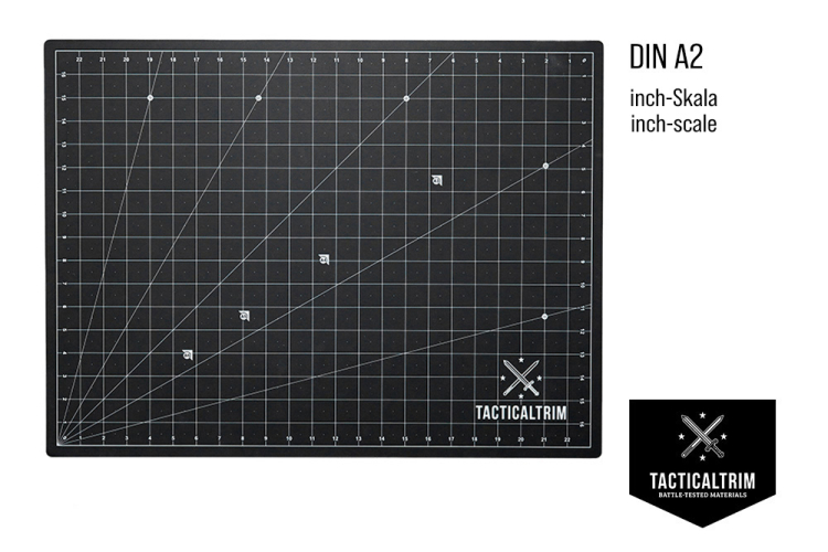 Cutting Mat PVC 5-Layers self-healing  Black DINA260נ45cm
