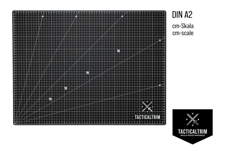 Cutting Mat PVC 5-Layers self-healing  Black DINA260נ45cm