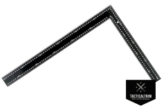 90-Degree-Ruler Steel cm-scale Black 600 mm × 400 mm