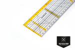 Universal-Lineal cm-Skala mit Stahlkante Transparent 600 × 60 mm